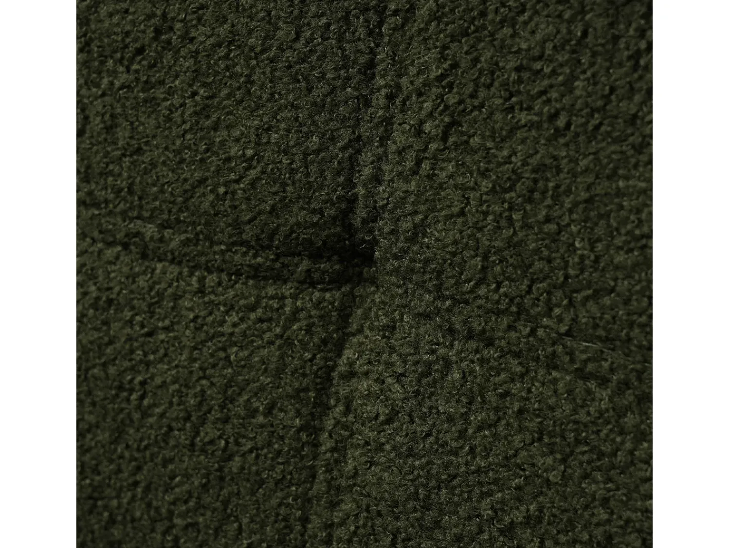 Sofá*Hauss Spole Sofá-cama reto de 2 lugares em sherpa , encosto dobrável em 3 posições - 175x64x72cm Verde