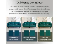 Best Hauss Spole Sofá-cama reto de 2 lugares em veludo verde com pés de madeira preta, encosto dobrável - 176x78x76cm Verde esmeralda