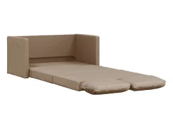 Sofá| Sofá-cama sem pés 112x174x55 cm couro artificial cappuccino PT683121 Castanho