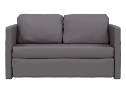 Sofá-cama sem pés 112x174x55 cm couro artificial PT633342^ Sofá