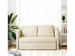 Sofá-cama sem pés 112x174x55 cm tecido cor PT794418^ Sofá