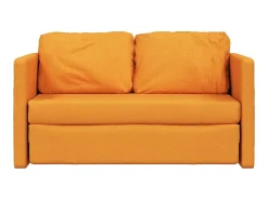 Sofá-cama sem pés 112x174x55 cm tecido -escuro PT993475^ Sofá