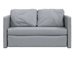 Sofá* Sofá-cama sem pés 112x174x55 cm tecido -claro PT512432 Cinzento