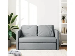 Sofá* Sofá-cama sem pés 112x174x55 cm tecido -claro PT512432 Cinzento