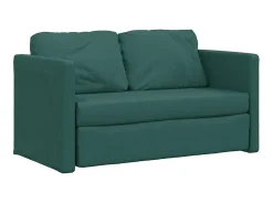 Sofá-cama sem pés 112x174x55 cm tecido -escuro PT303652^ Sofá