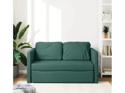 Sofá-cama sem pés 112x174x55 cm tecido -escuro PT303652^ Sofá