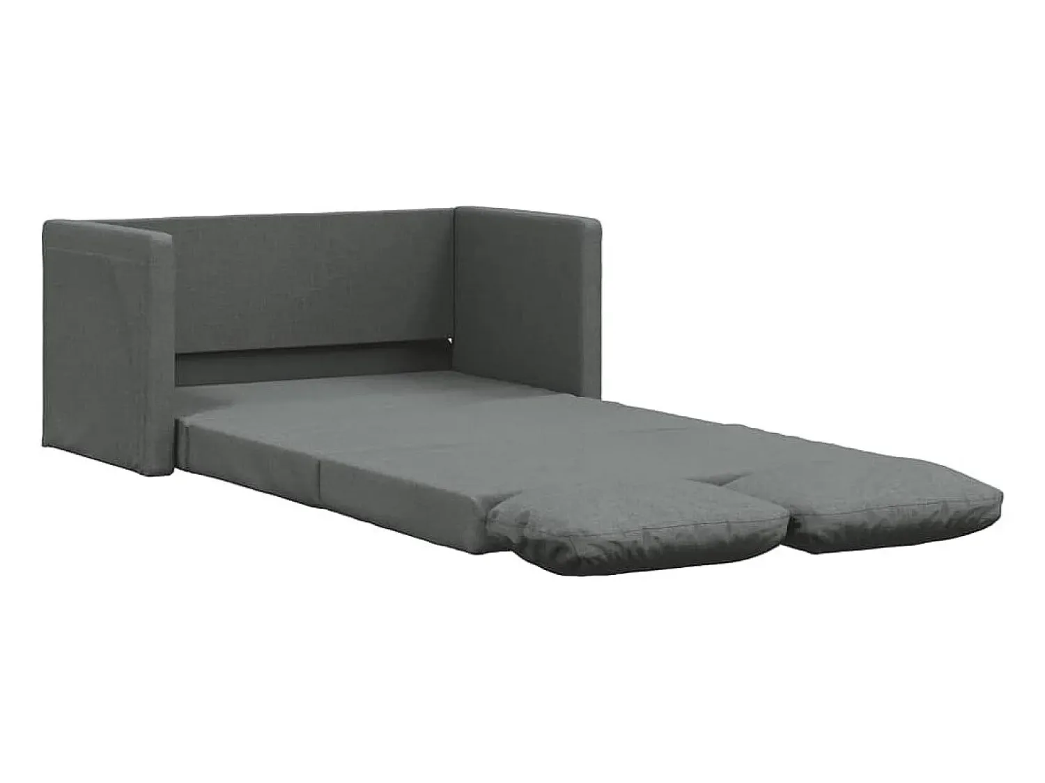 Sofá* Sofá-cama sem pés 112x174x55 cm tecido -escuro PT894353 Cinzento