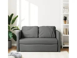 Sofá* Sofá-cama sem pés 112x174x55 cm tecido -escuro PT894353 Cinzento
