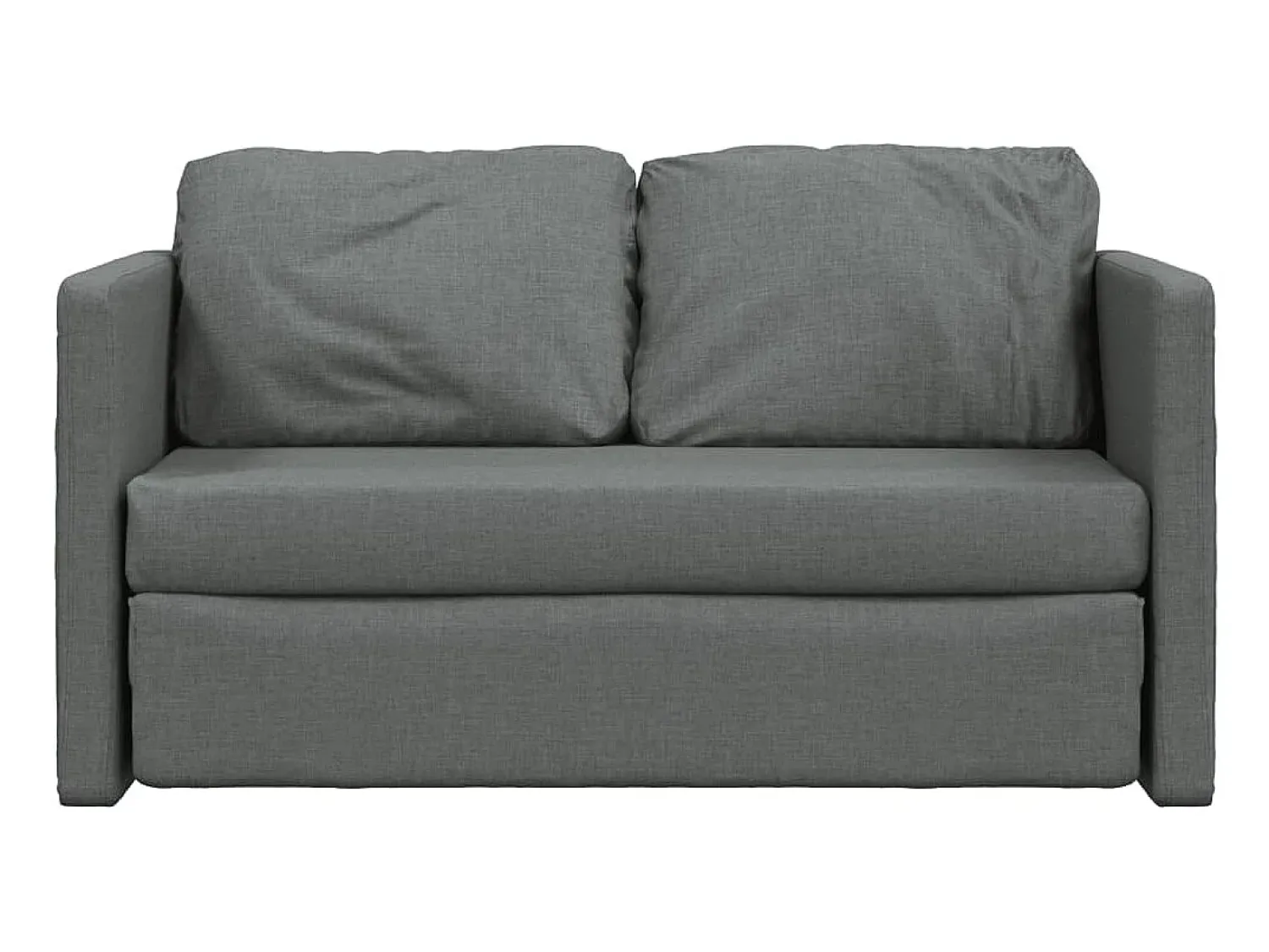 Sofá* Sofá-cama sem pés 112x174x55 cm tecido -escuro PT894353 Cinzento