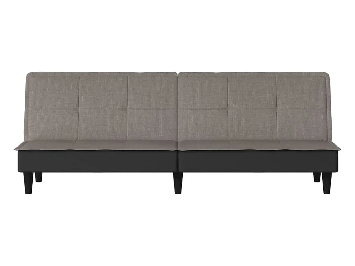 Sofá|vidaxl Sofá-cama tecido cinzento-acastanhado Taupe