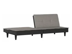 Sofá|vidaxl Sofá-cama tecido cinzento-acastanhado Taupe