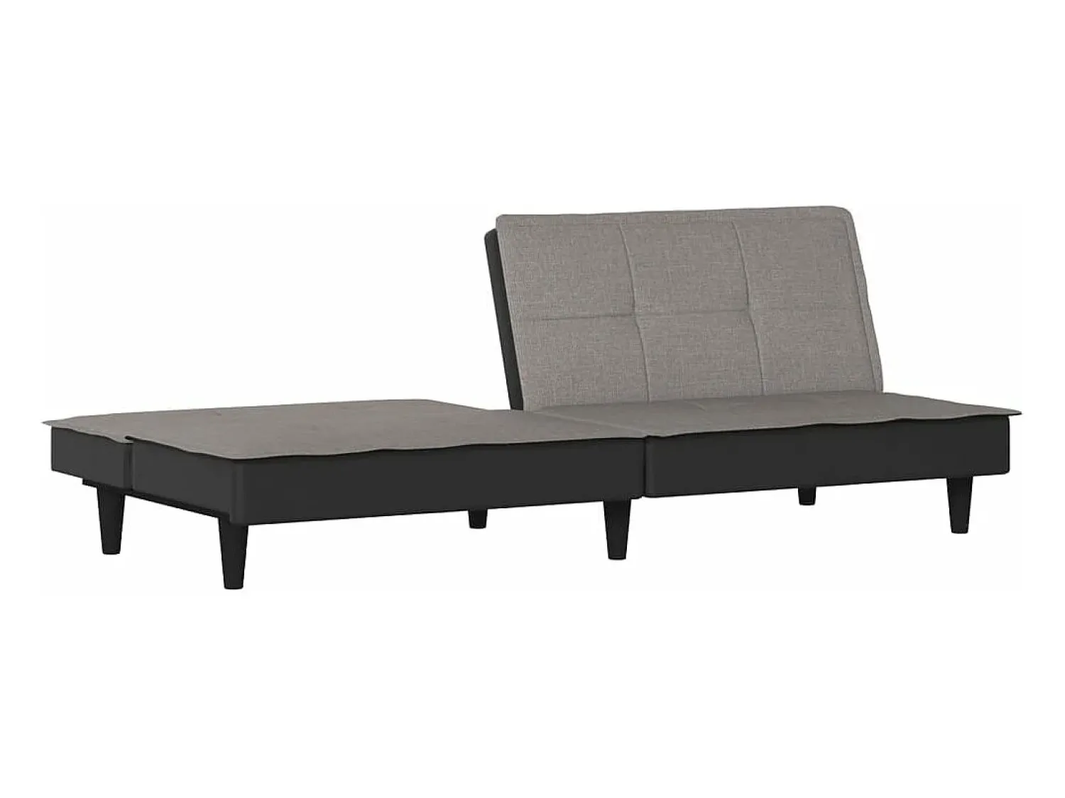 Sofá|vidaxl Sofá-cama tecido cinzento-acastanhado Taupe