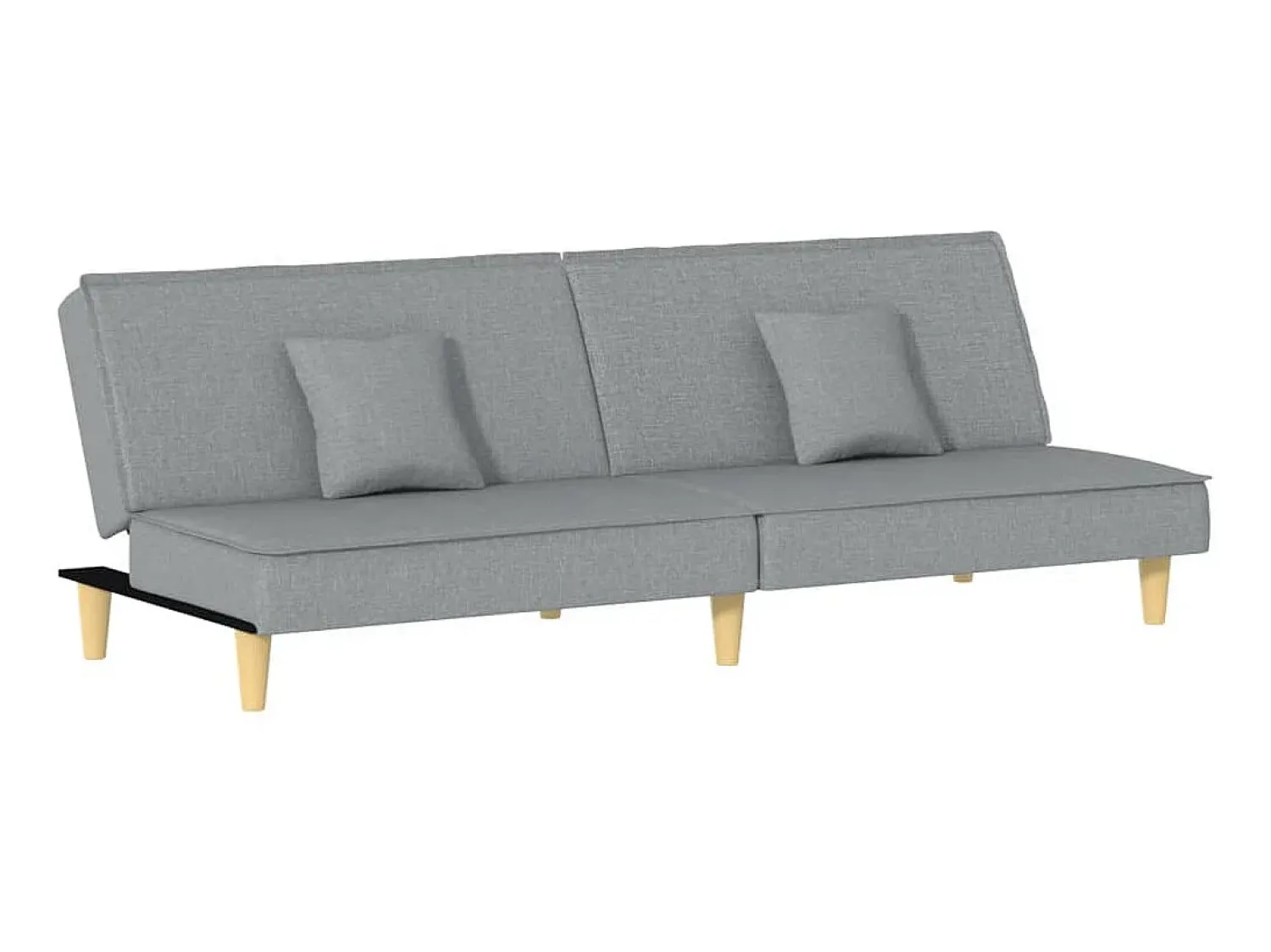 Best Sofá-cama tecido -claro PT151635 Cinzento