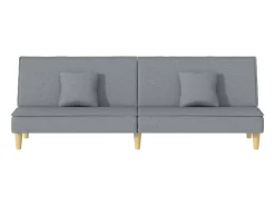Best Sofá-cama tecido -claro PT151635 Cinzento
