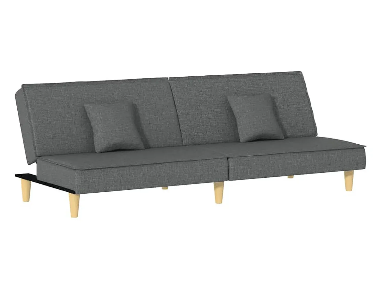 Sofá* Sofá-cama tecido -escuro PT625507 Cinzento