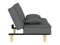Sofá* Sofá-cama tecido -escuro PT625507 Cinzento