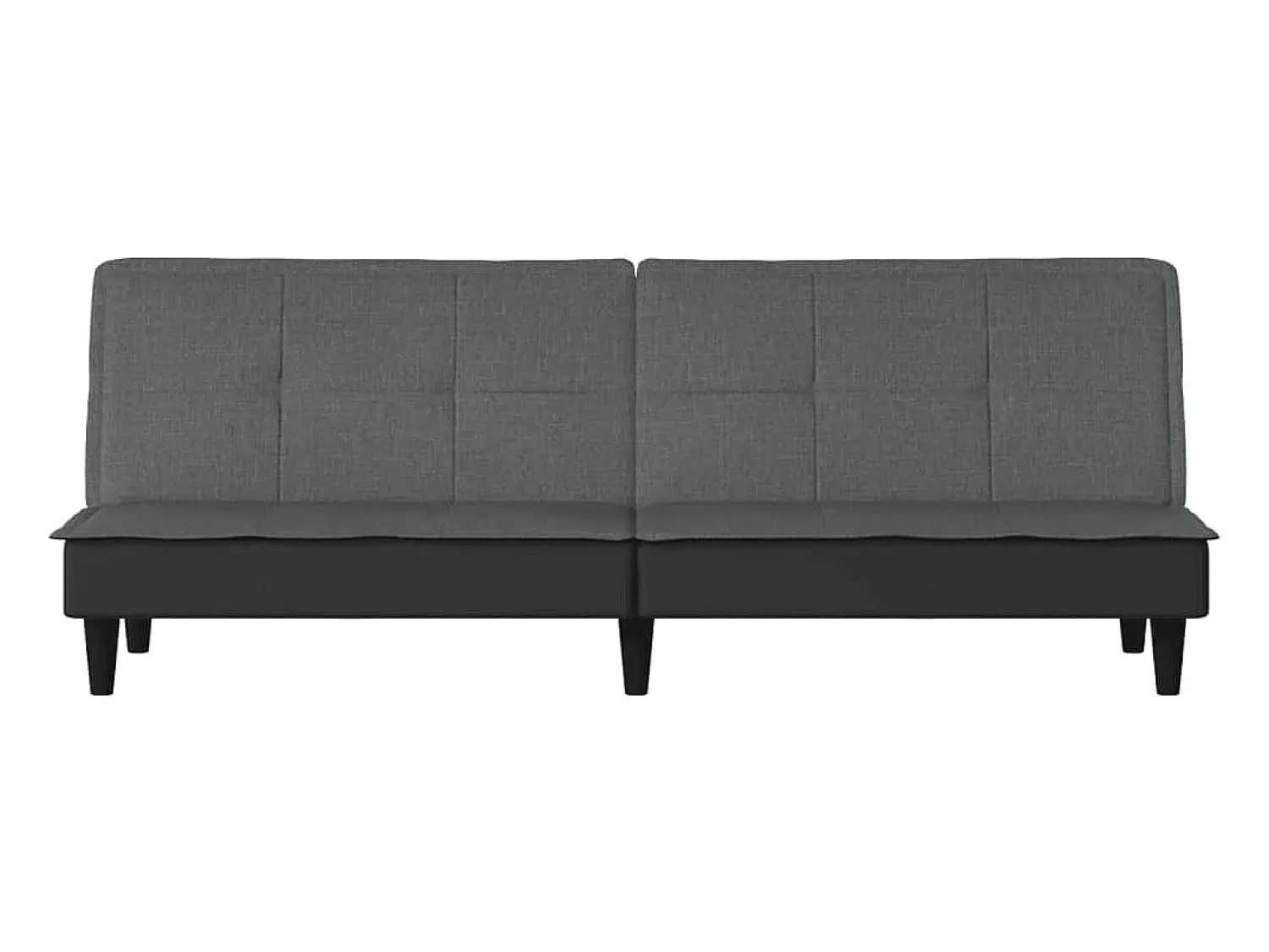Sofá* Sofá-cama tecido -escuro PT272184 Cinzento