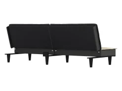 Best vidaxl Sofá-cama tecido Creme