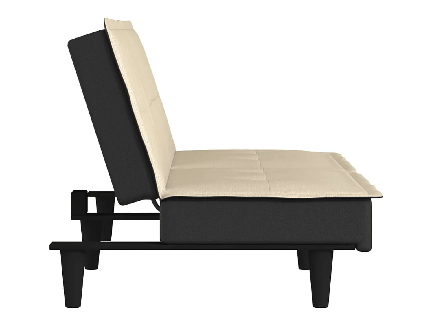 Best vidaxl Sofá-cama tecido Creme