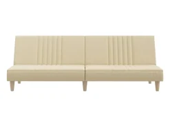 vidaxl Sofá-cama tecido^ Sofá
