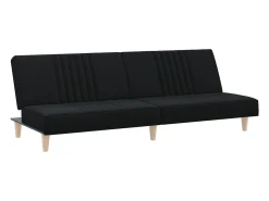 Sofá| Sofá-cama tecido PT430170 Preto