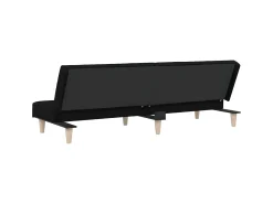 Sofá| Sofá-cama tecido PT430170 Preto