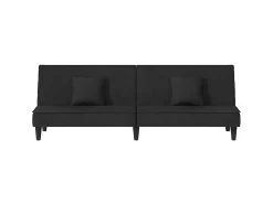Sale Sofá-cama veludo PT245360 Preto
