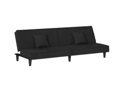 Sale Sofá-cama veludo PT245360 Preto