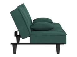 Sofá*vidaxl Sofá-cama veludo -escuro Verde
