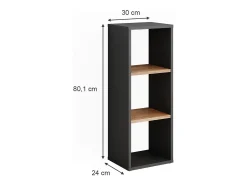 Hot Vicco Standregal carvalho antracite/goldkraft 30x24x80.1 orlando Cinza antracite