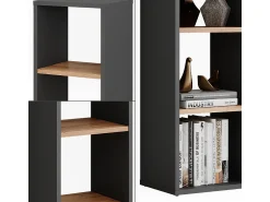 Hot Vicco Standregal carvalho antracite/goldkraft 30x24x80.1 orlando Cinza antracite