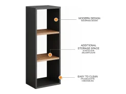 Hot Vicco Standregal carvalho antracite/goldkraft 30x24x80.1 orlando Cinza antracite