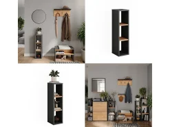 Prateleira|Vicco Standregal carvalho antracite/goldkraft 21.6x24x80.1 orlando Cinza antracite