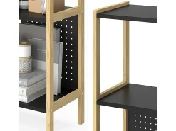 Prateleira*Vicco Standregal 63x28x120 elvia Preto