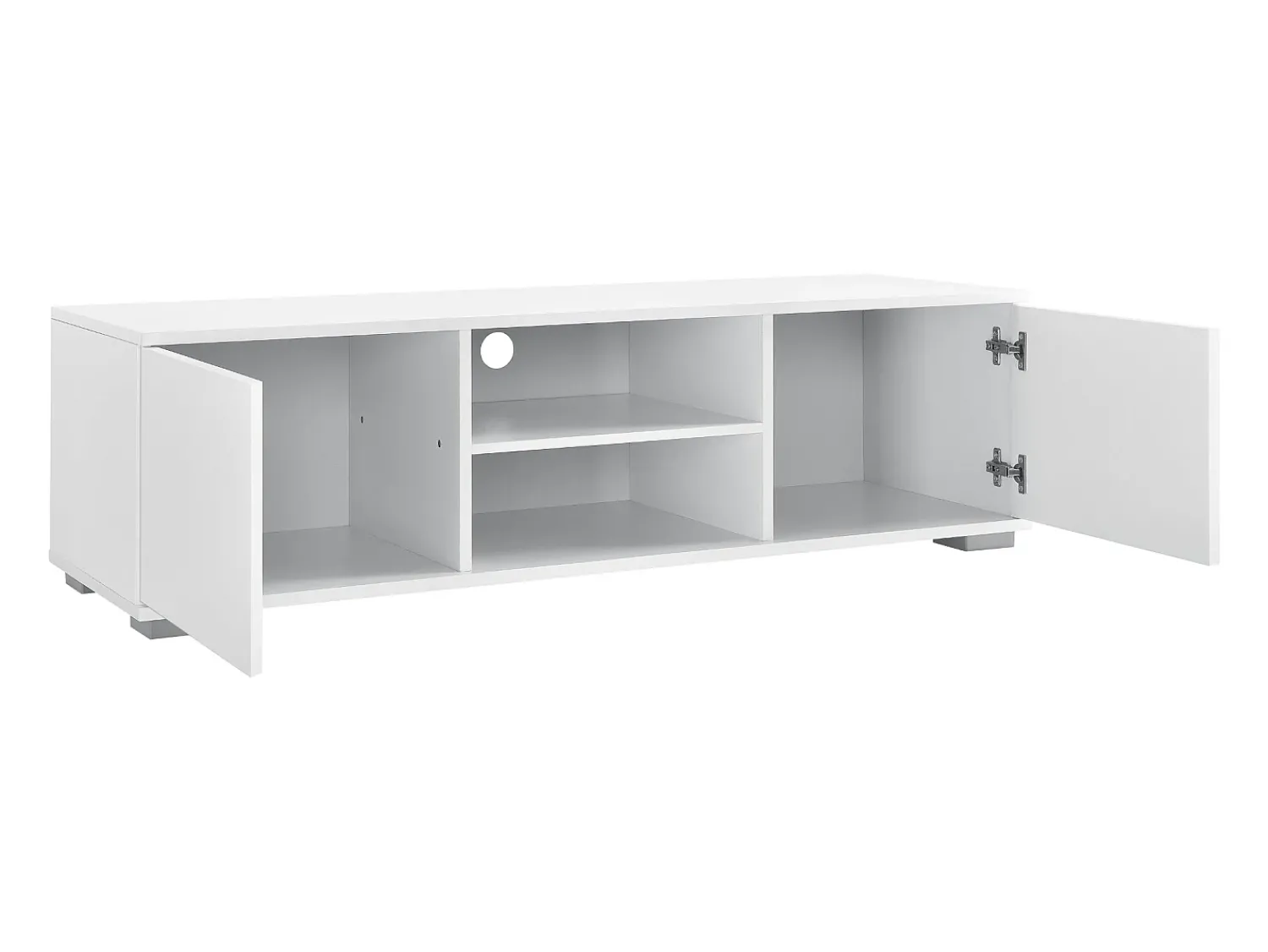 Online Helloshop26 Suporte baixo para TV em aglomerado 120 cm 03_0002867 Branco