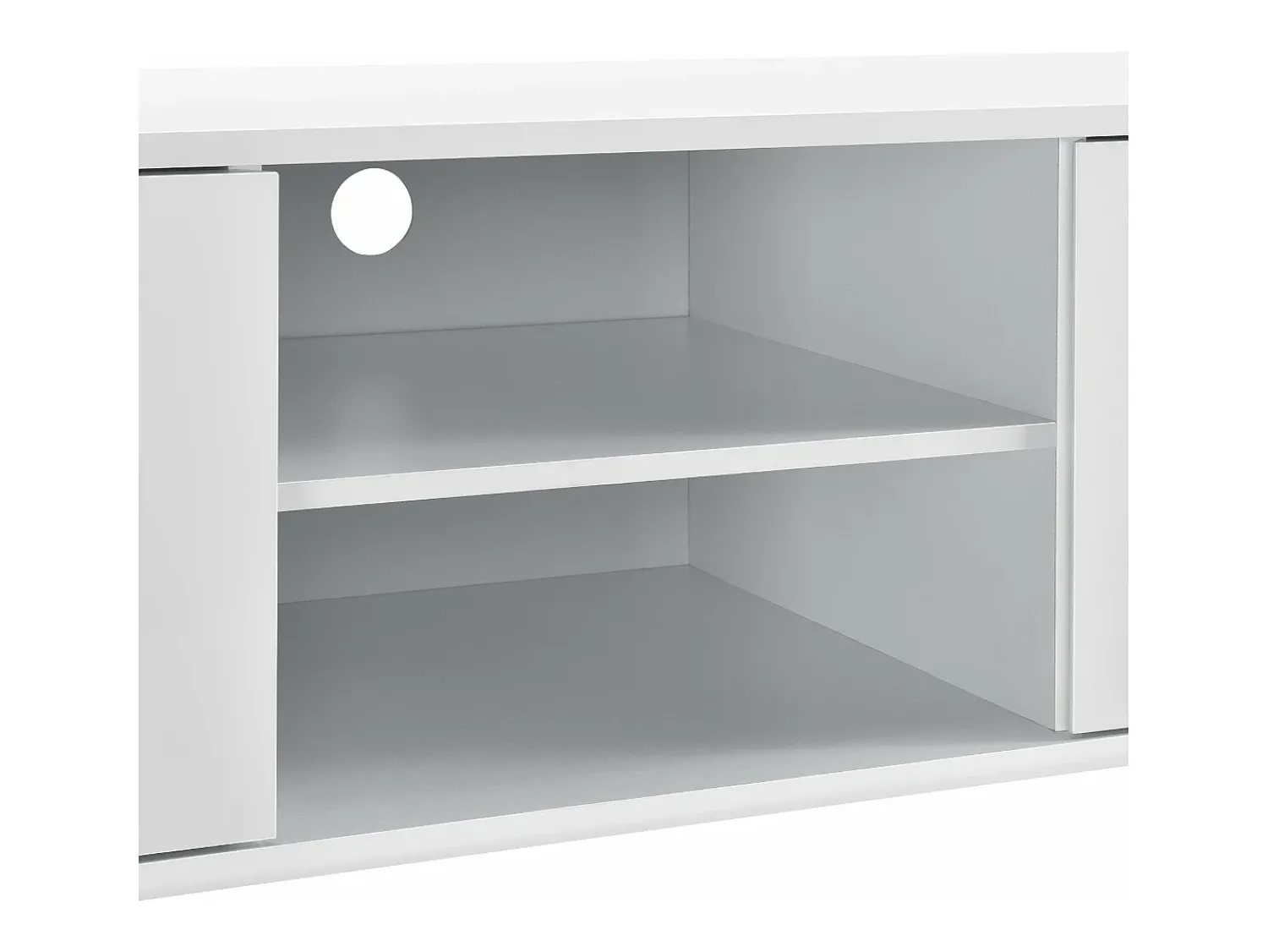 Online Helloshop26 Suporte baixo para TV em aglomerado 120 cm 03_0002867 Branco