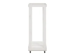 Suporte de lenha c/ rodas 76,5x40x108 cm pinho maciço PT547164^ Acessórios De Arrumação