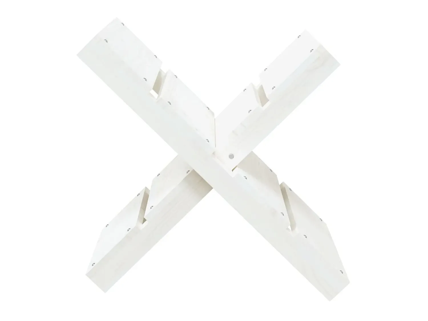 Hot Suporte de lenha 47x39,5x48 cm madeira de pinho maciça PT957281 Branco