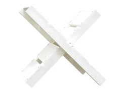Hot Suporte de lenha 47x39,5x48 cm madeira de pinho maciça PT957281 Branco
