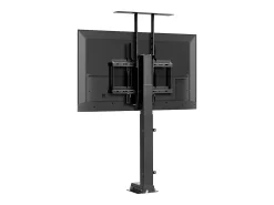 Suporte de Parede para TV SucceBuy Suporte de TV Motorizado com Comando, Suporte de TV Elétrico Ajustável para Televisores de 81 a 140 cm (Exceto Caixa) Preto
