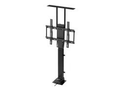 Suporte de Parede para TV SucceBuy Suporte de TV Motorizado com Comando, Suporte de TV Elétrico Ajustável para Televisores de 81 a 140 cm (Exceto Caixa) Preto