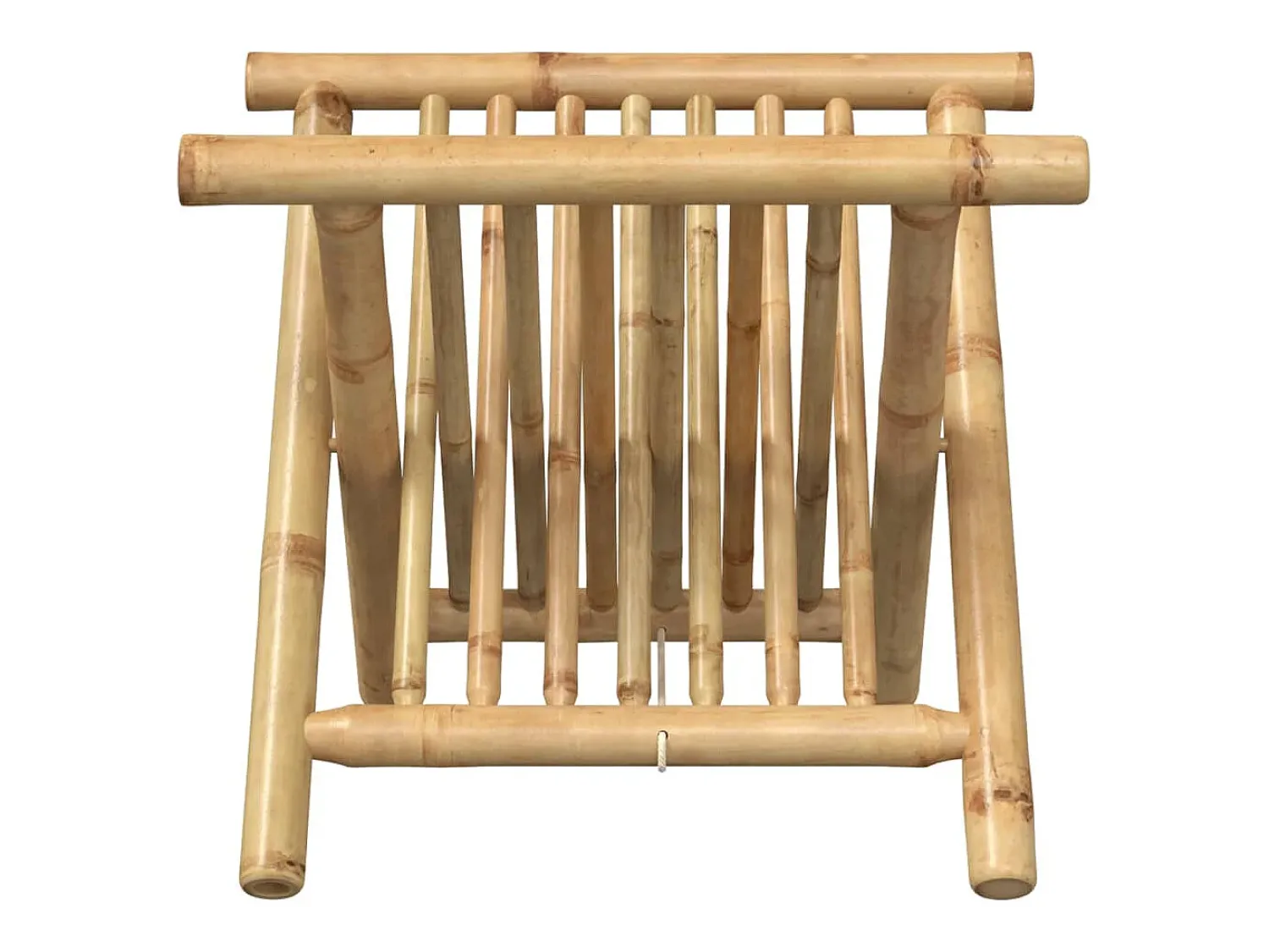 vidaxl Suporte de revistas 42x30,5x34,5 cm bambu^ Acessórios De Arrumação