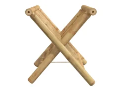 vidaxl Suporte de revistas 42x30,5x34,5 cm bambu^ Acessórios De Arrumação