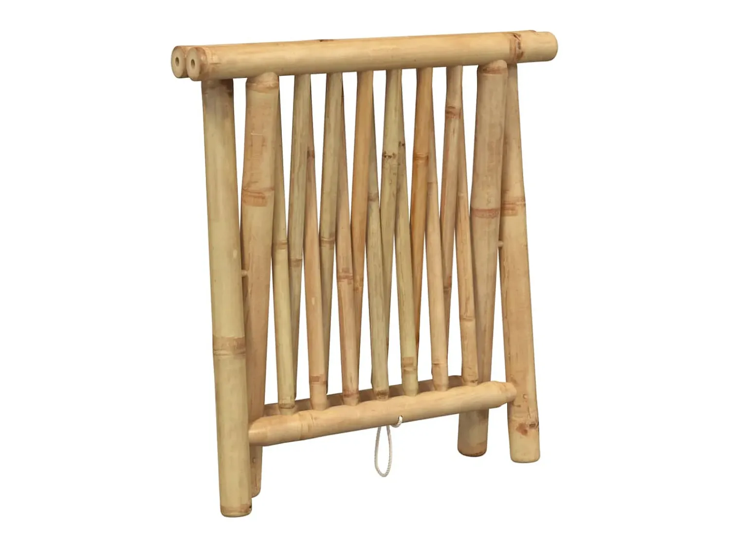 vidaxl Suporte de revistas 42x30,5x34,5 cm bambu^ Acessórios De Arrumação