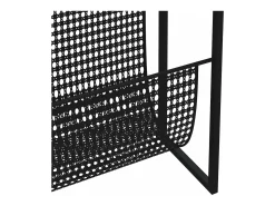 vidaxl Suporte de revistas 35x15x45 cm aço^ Acessórios De Arrumação