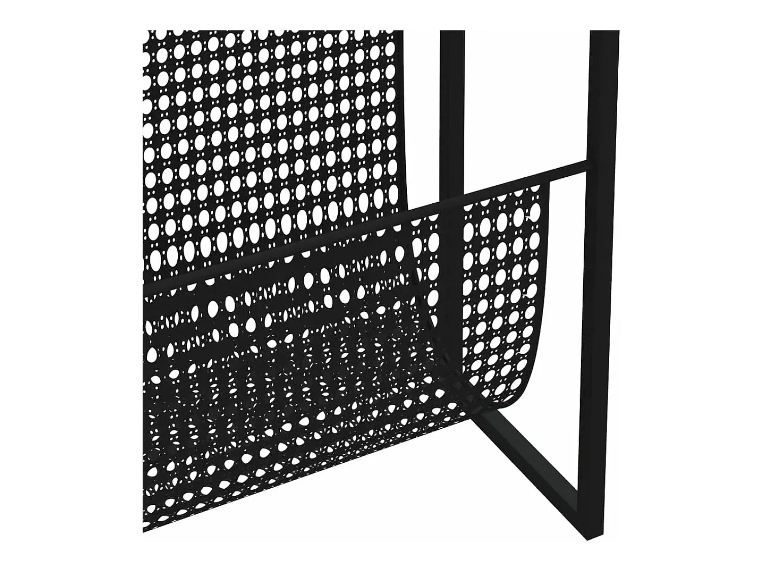 vidaxl Suporte de revistas 35x15x45 cm aço^ Acessórios De Arrumação