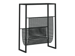 vidaxl Suporte de revistas 35x15x45 cm aço^ Acessórios De Arrumação