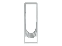 Acessórios De Arrumação|vidaxl Suporte de revistas 35x15x45 cm aço Prateado