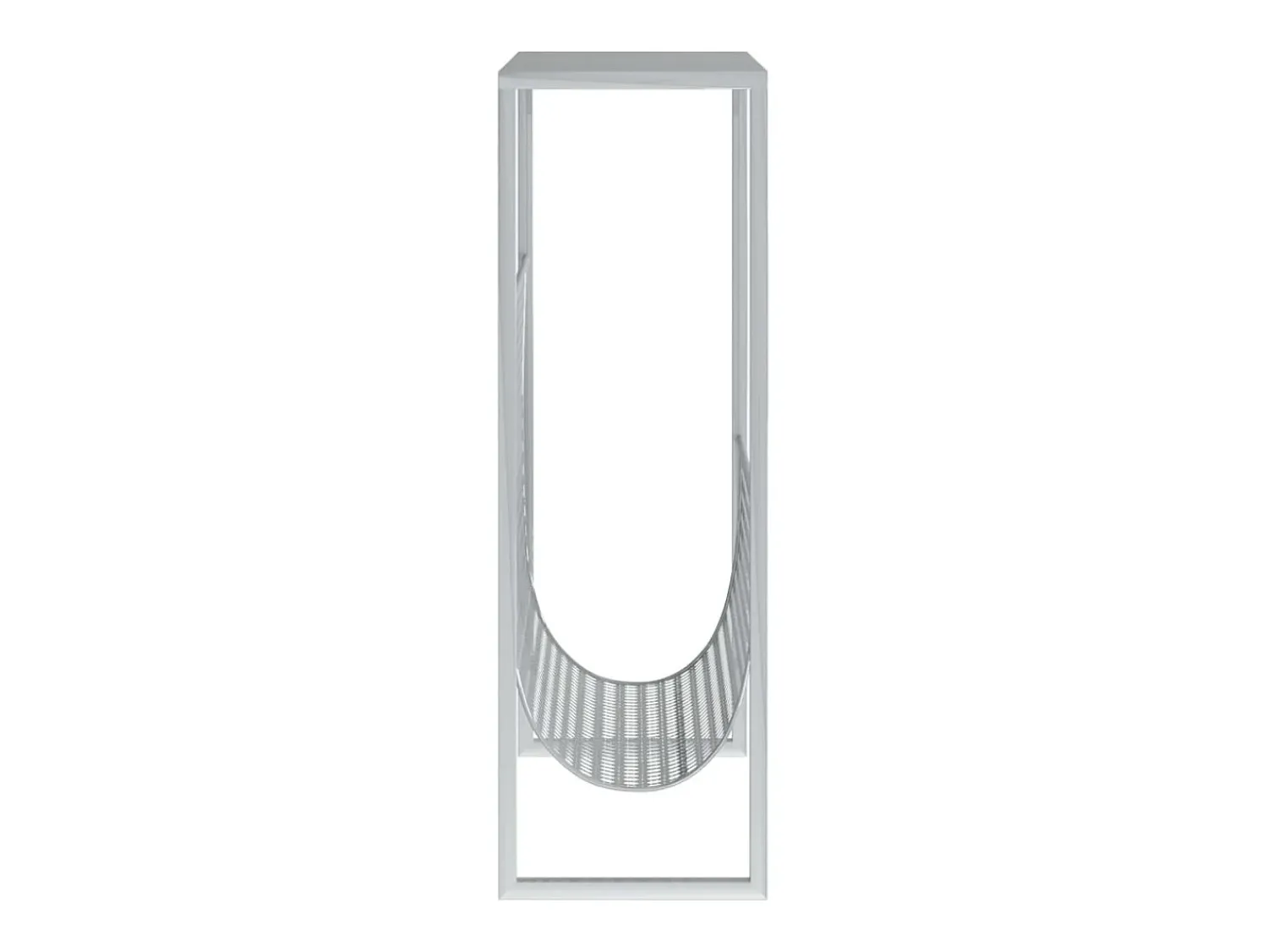Acessórios De Arrumação|vidaxl Suporte de revistas 35x15x45 cm aço Prateado