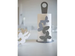 Suporte de rolo de mesa Butterfly , aço moderno para até 3 rolos, ideal para banheiro e cozinha, feito na Itália^ Acessório Vinho E Bar